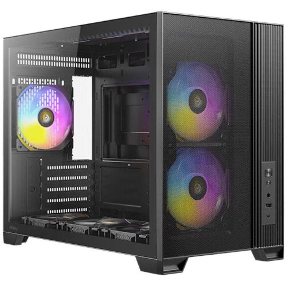 CAJA ANTEC FLUX M MATX NEGRA - detalle