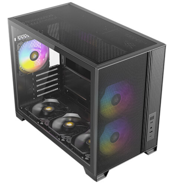CAJA ANTEC FLUX M MATX NEGRA - detalle