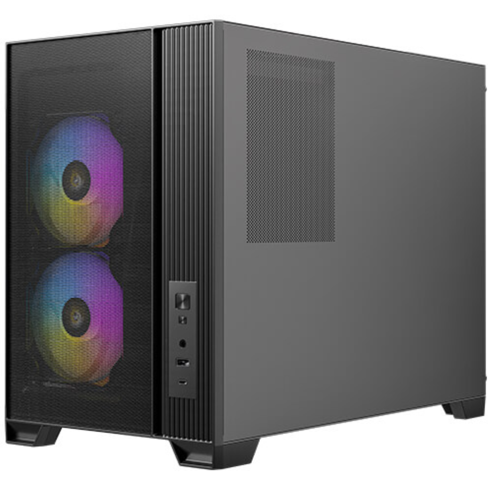 CAJA ANTEC FLUX M MATX NEGRA - detalle