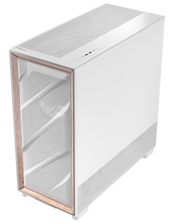 CAJA ANTEC FLUX PRO EUV WOOD ATX 2XUSB3.0 SIN FUENTE BLANCO - detalle