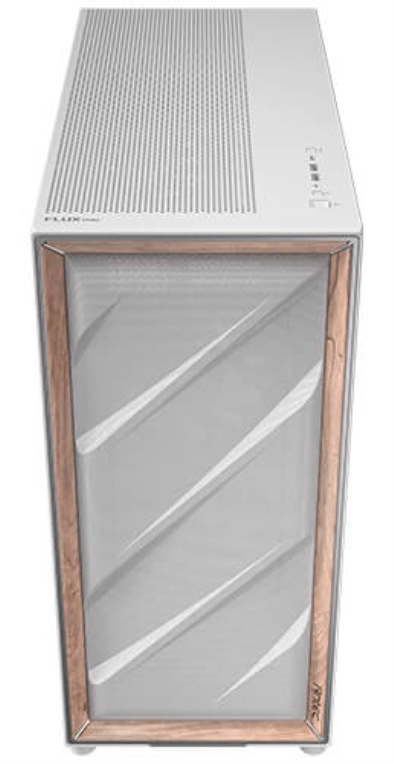 CAJA ANTEC FLUX PRO EUV WOOD ATX 2XUSB3.0 SIN FUENTE BLANCO - detalle