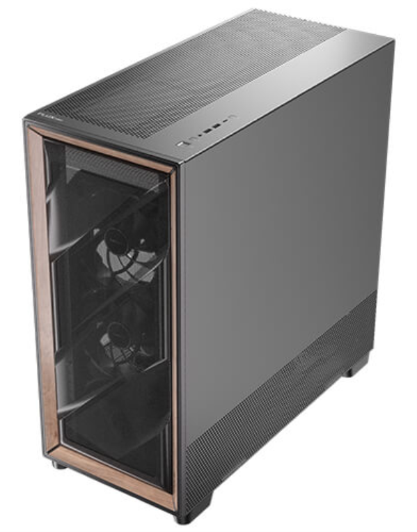 CAJA ANTEC FLUX PRO EUV WOOD ATX 2XUSB3.0 SIN FUENTE NEGRO - detalle
