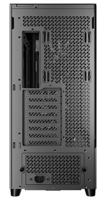 CAJA ANTEC FLUX PRO EUV WOOD ATX 2XUSB3.0 SIN FUENTE NEGRO - detalle