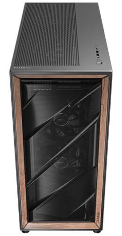 CAJA ANTEC FLUX PRO EUV WOOD ATX 2XUSB3.0 SIN FUENTE NEGRO - detalle