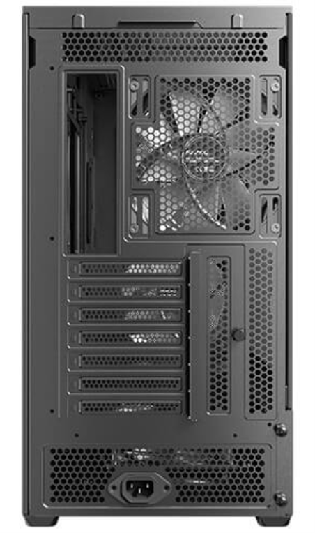 CAJA ANTEC FLUX REAR ATX ARGB NEGRA - detalle