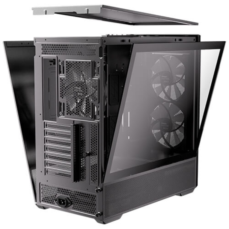 CAJA ANTEC FLUX REAR ATX ARGB NEGRA - detalle