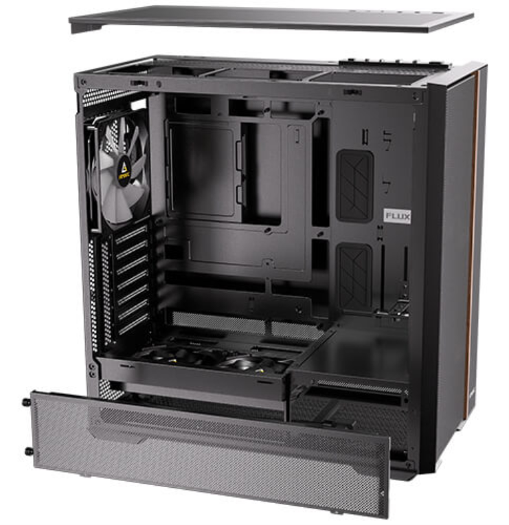 CAJA ANTEC FLUX REAR ATX ARGB NEGRA - detalle
