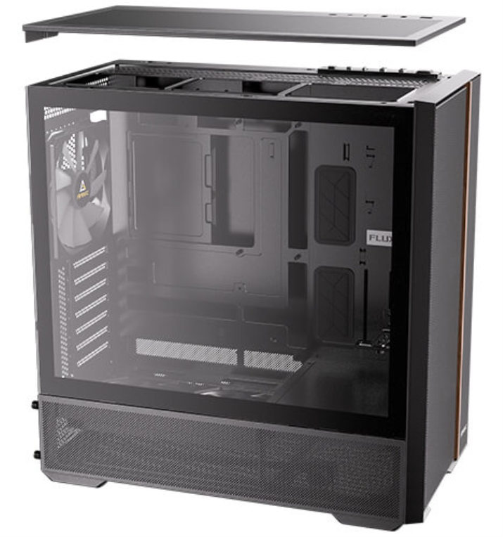 CAJA ANTEC FLUX REAR ATX ARGB NEGRA - detalle