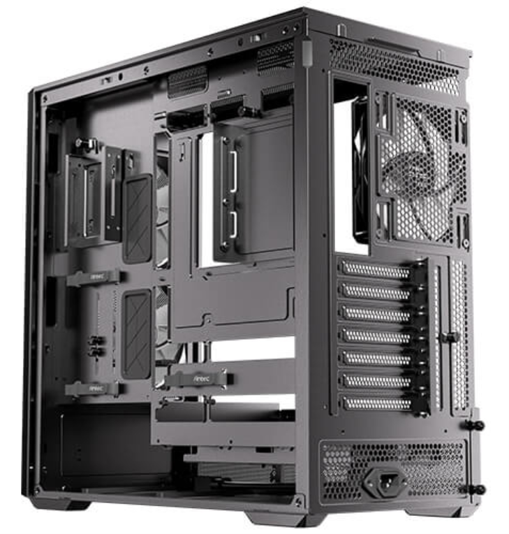 CAJA ANTEC FLUX REAR ATX ARGB NEGRA - detalle