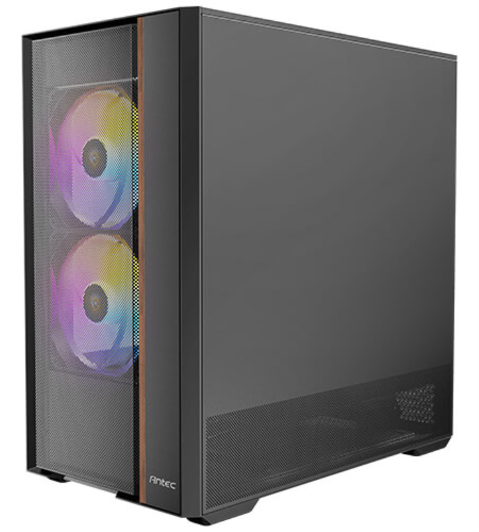 CAJA ANTEC FLUX REAR ATX ARGB NEGRA - detalle
