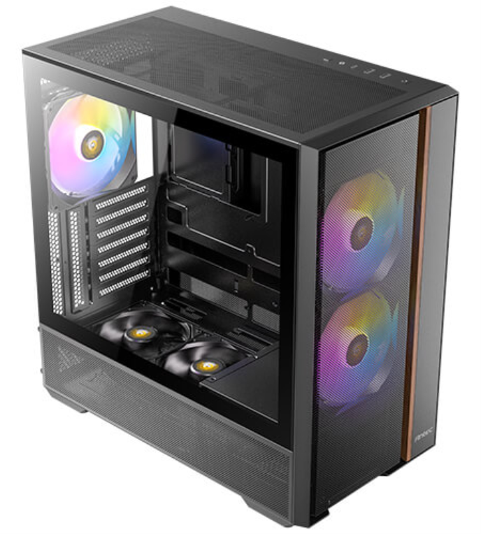 CAJA ANTEC FLUX REAR ATX ARGB NEGRA - detalle