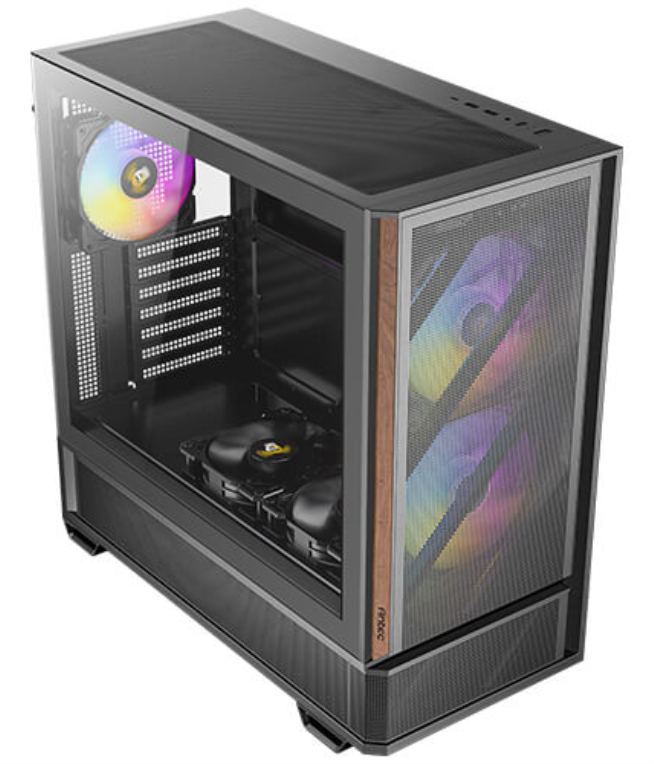CAJA ANTEC P30 ARGB MID-TOWER ATX 2XVENT 140MM + 3XVENT 120MM PWM NEGRA - detalle