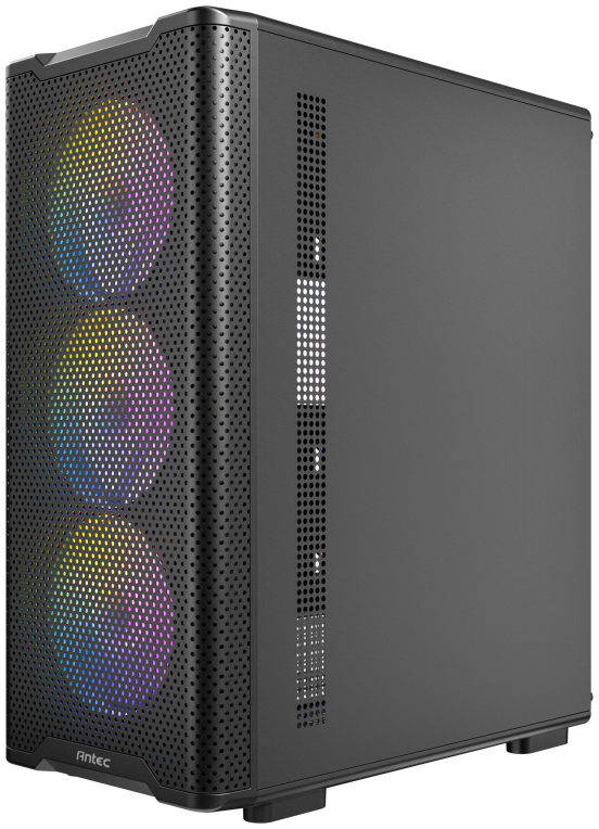 CAJA ANTEC VX-310 ATX 4 VENTILADORES ARGB NEGRA - detalle