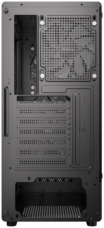 CAJA ANTEC VX-320 ATX 4 VENTILADORES ARGB NEGRA - detalle