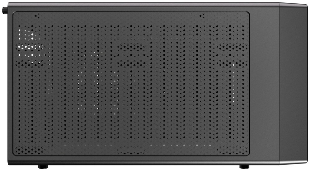 CAJA ANTEC VX-320 ATX 4 VENTILADORES ARGB NEGRA - detalle