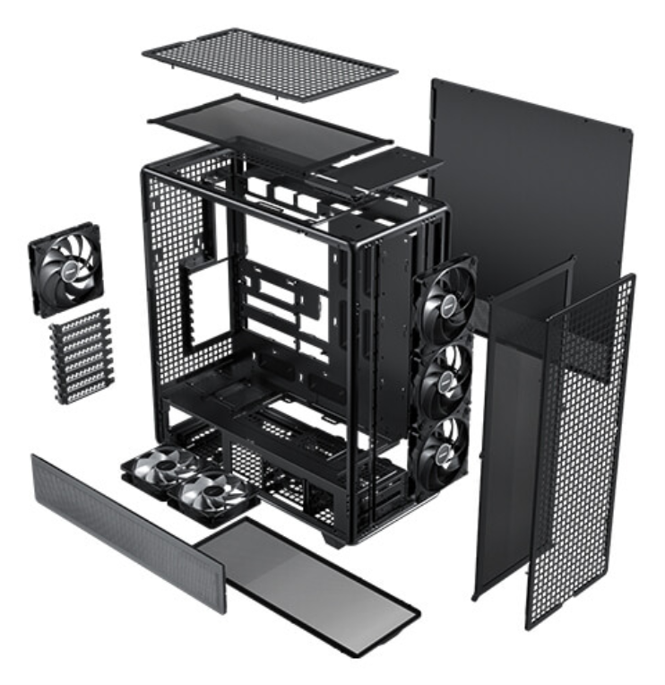 CAJA ATX ANTEC 900 USB3.0 SIN FUENTE NEGRO - detalle