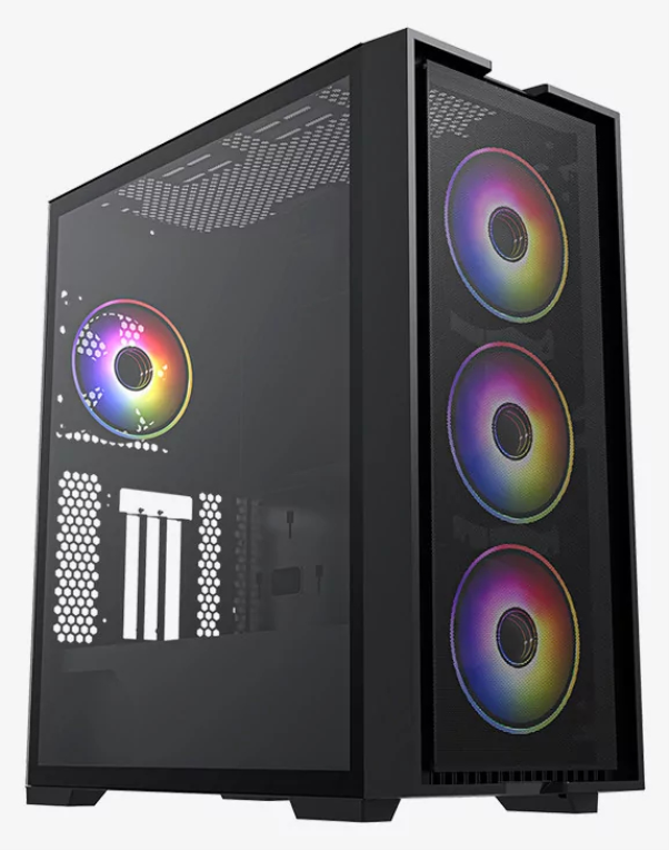 CAJA ATX HIDITEC GAMING H2 AIR ARGB BLACK E-ATX - detalle