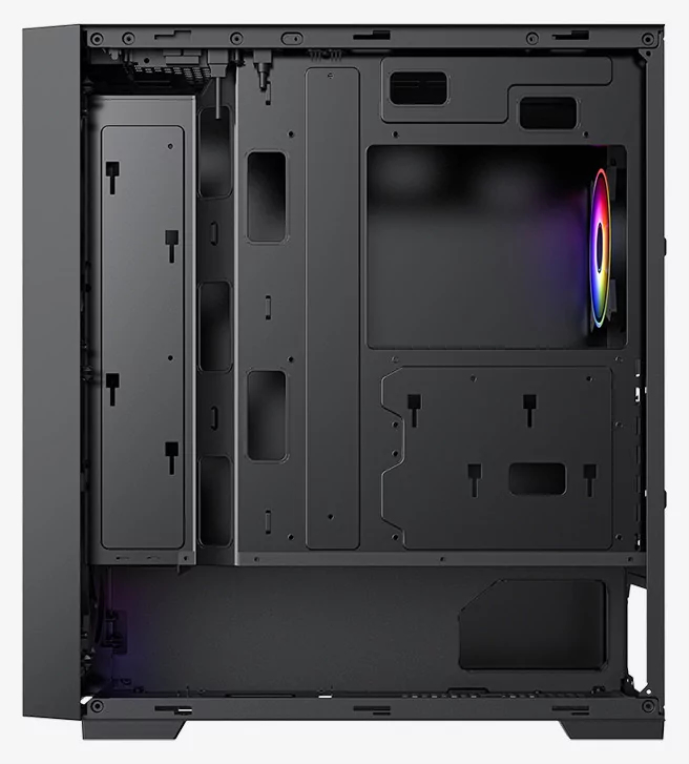 CAJA ATX HIDITEC GAMING H2 AIR ARGB BLACK E-ATX - detalle
