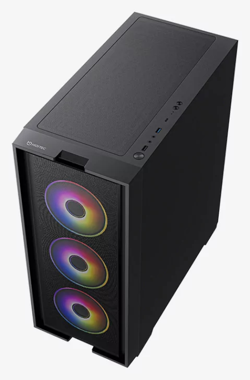 CAJA ATX HIDITEC GAMING H2 AIR ARGB BLACK E-ATX - detalle