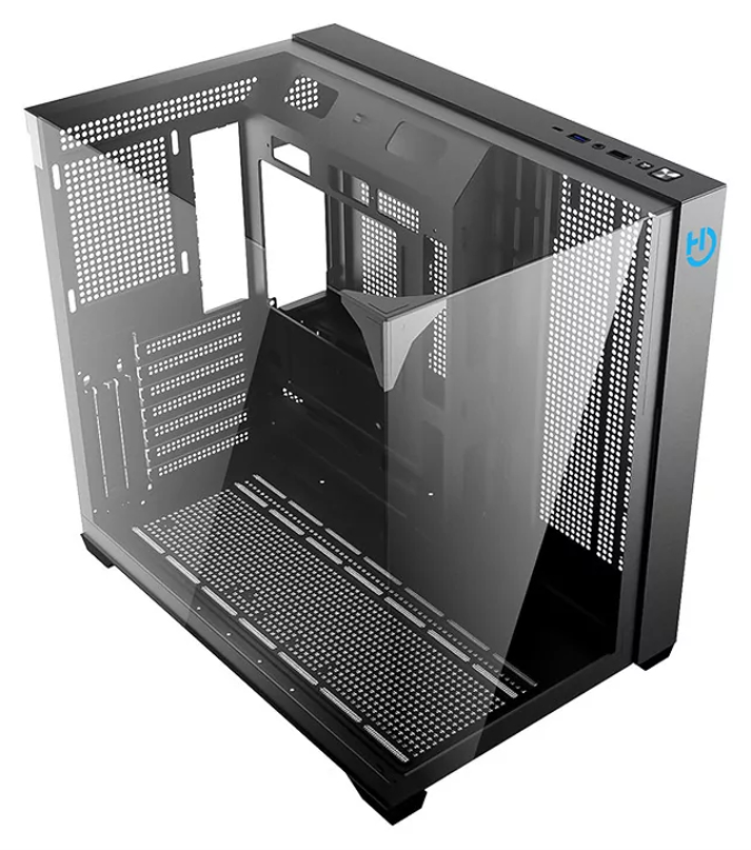 CAJA ATX HIDITEC GAMING SKY BLACK USB 3.1 TYPE-C - detalle