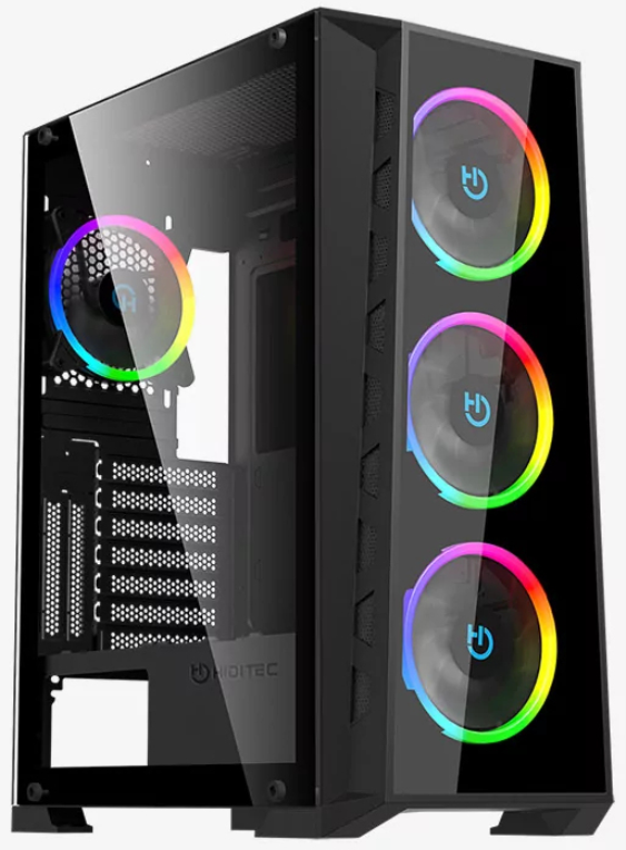 CAJA ATX HIDITEC MH12 GLASS ARGB USB 3.1 TYPE-C
