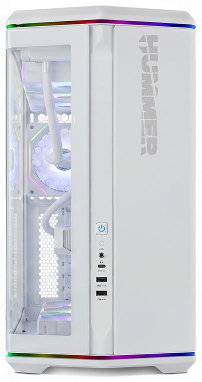 CAJA ATX NOX HUMMER ANVIL 2XUSB3.0 SIN FUENTE BLANCO - detalle