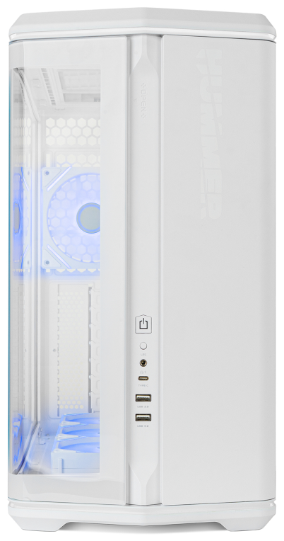 CAJA ATX NOX HUMMER ANVIL 2XUSB3.0 SIN FUENTE BLANCO - detalle