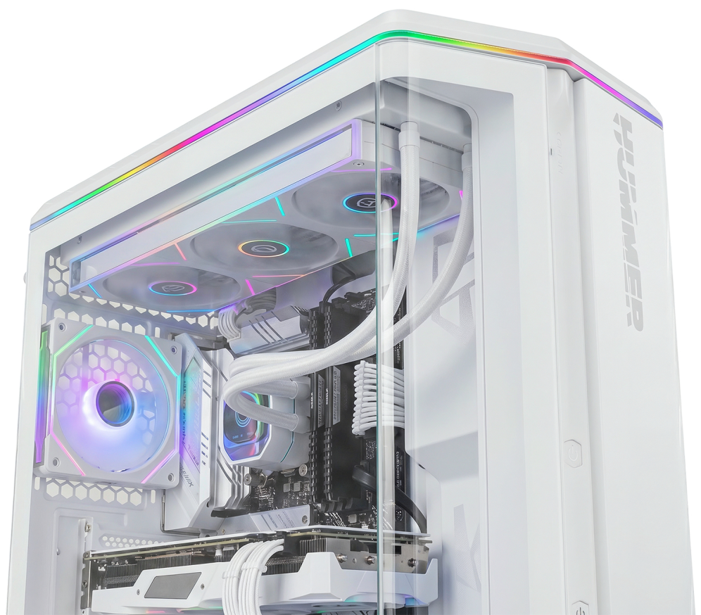 CAJA ATX NOX HUMMER ANVIL 2XUSB3.0 SIN FUENTE BLANCO - detalle