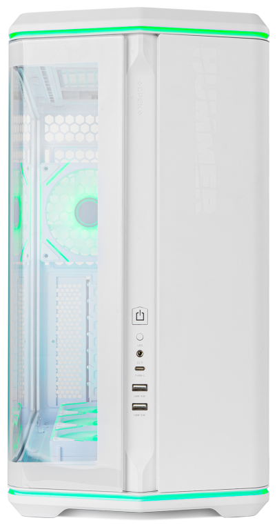CAJA ATX NOX HUMMER ANVIL 2XUSB3.0 SIN FUENTE BLANCO - detalle