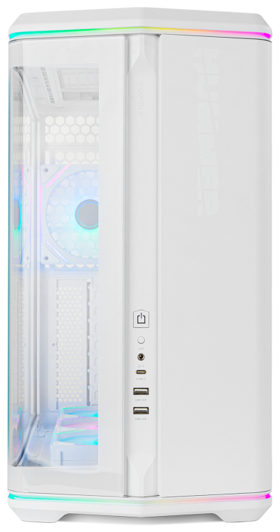 CAJA ATX NOX HUMMER ANVIL 2XUSB3.0 SIN FUENTE BLANCO - detalle