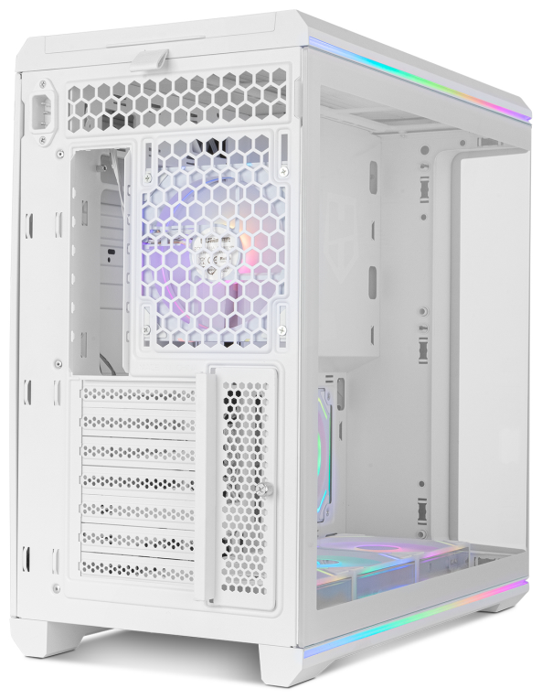 CAJA ATX NOX HUMMER ANVIL 2XUSB3.0 SIN FUENTE BLANCO - detalle