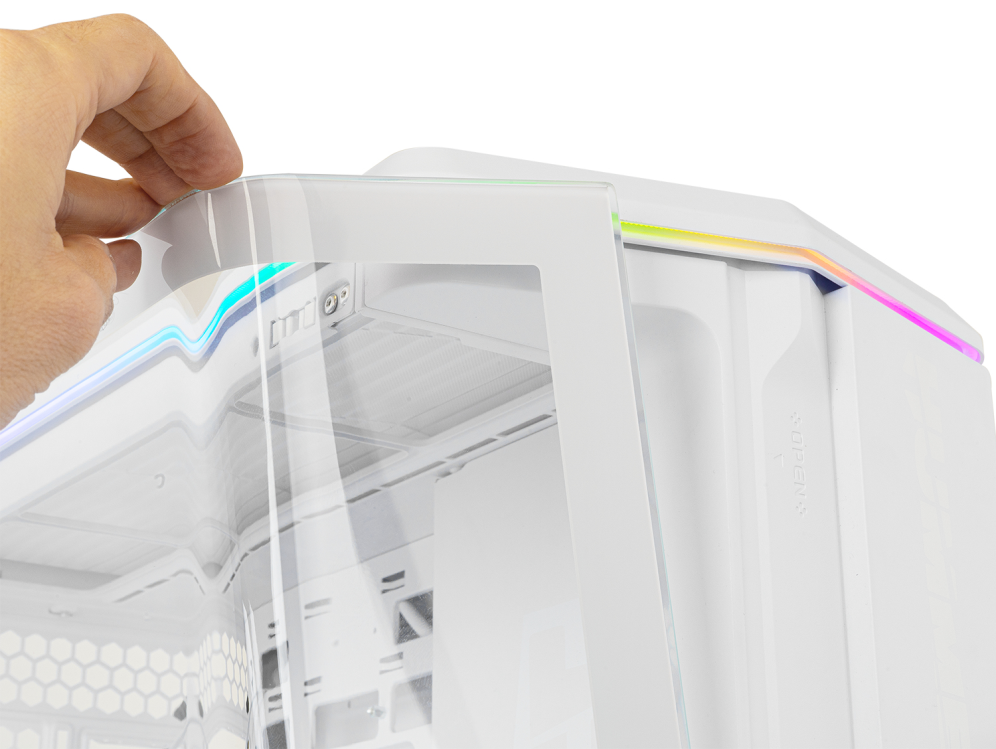CAJA ATX NOX HUMMER ANVIL 2XUSB3.0 SIN FUENTE BLANCO - detalle