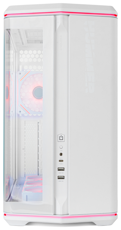 CAJA ATX NOX HUMMER ANVIL 2XUSB3.0 SIN FUENTE BLANCO - detalle