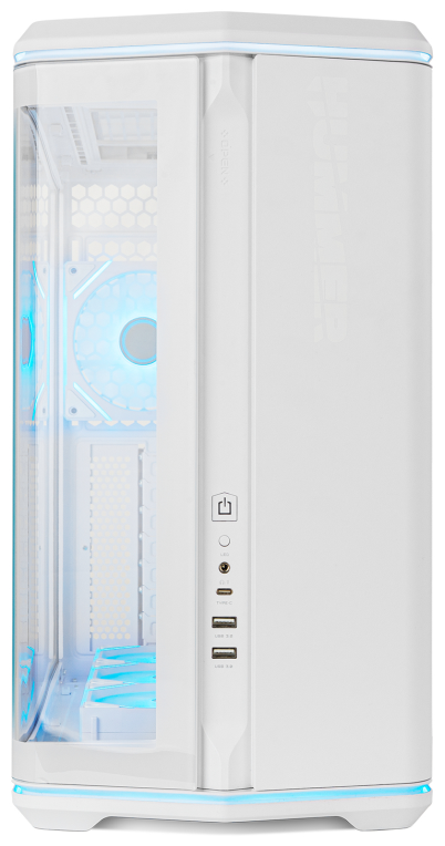 CAJA ATX NOX HUMMER ANVIL 2XUSB3.0 SIN FUENTE BLANCO - detalle