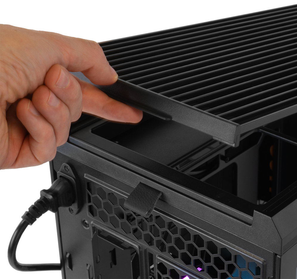 CAJA ATX NOX HUMMER ANVIL 2XUSB3.0 SIN FUENTE NEGRO - detalle