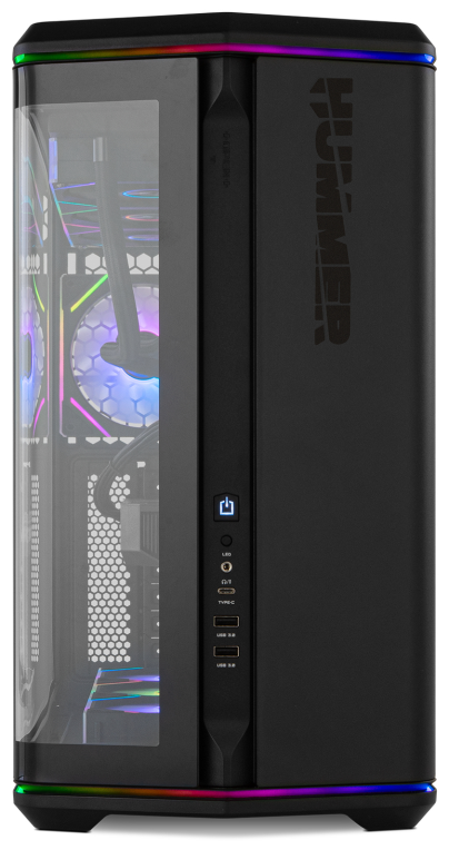 CAJA ATX NOX HUMMER ANVIL 2XUSB3.0 SIN FUENTE NEGRO - detalle