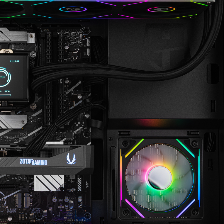 CAJA ATX NOX HUMMER ANVIL 2XUSB3.0 SIN FUENTE NEGRO - detalle