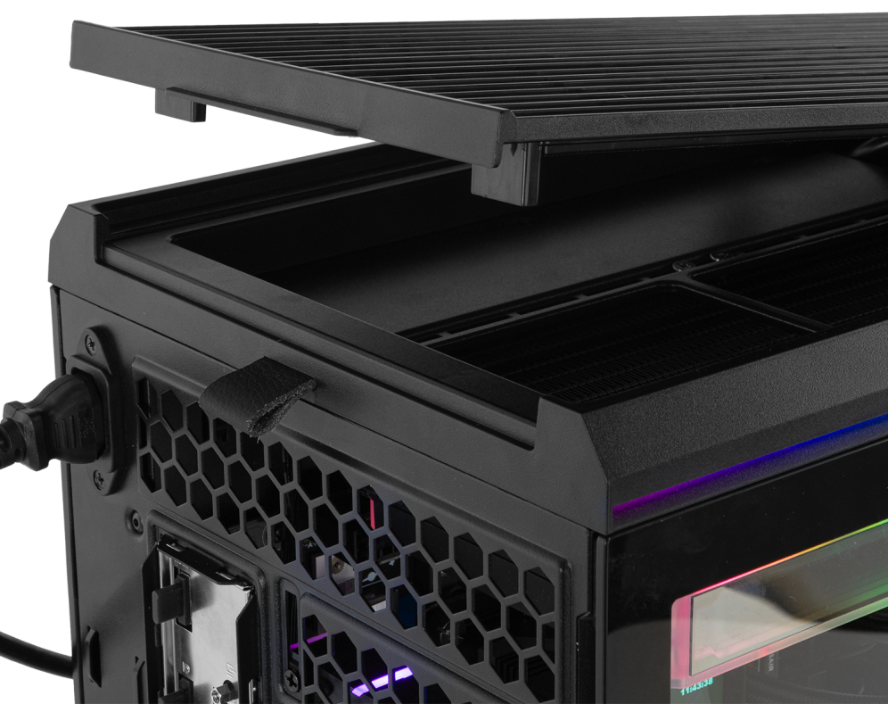 CAJA ATX NOX HUMMER ANVIL 2XUSB3.0 SIN FUENTE NEGRO - detalle
