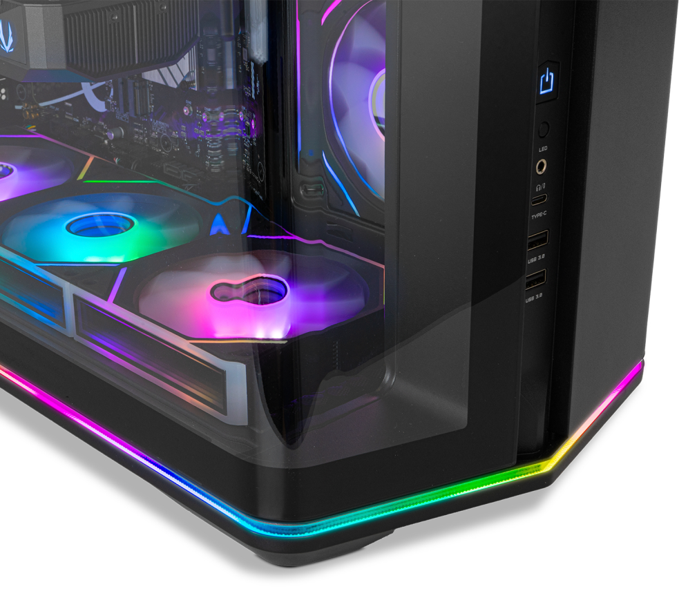 CAJA ATX NOX HUMMER ANVIL 2XUSB3.0 SIN FUENTE NEGRO - detalle