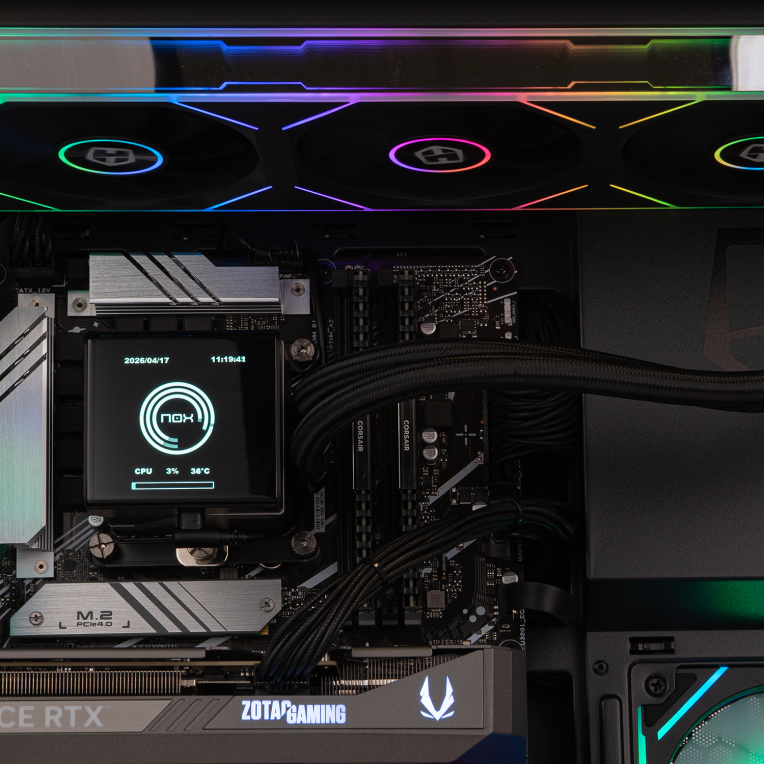 CAJA ATX NOX HUMMER ANVIL 2XUSB3.0 SIN FUENTE NEGRO - detalle