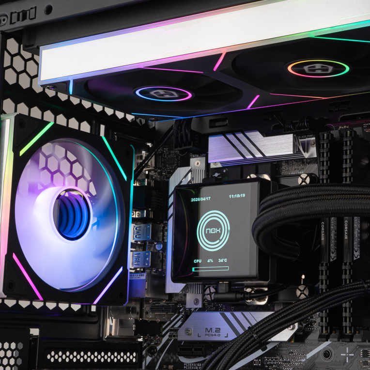 CAJA ATX NOX HUMMER ANVIL 2XUSB3.0 SIN FUENTE NEGRO - detalle