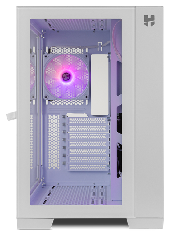 CAJA ATX NOX MIDITORRE DELUXE HUMMER ASTRA BLANCA - detalle