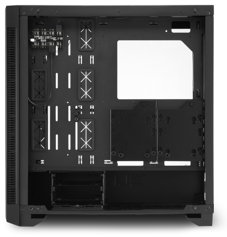 CAJA ATX SHARKOON ELITE SHARK CA200M 2XUSB3.0 SIN FUENTE NEGRO - detalle