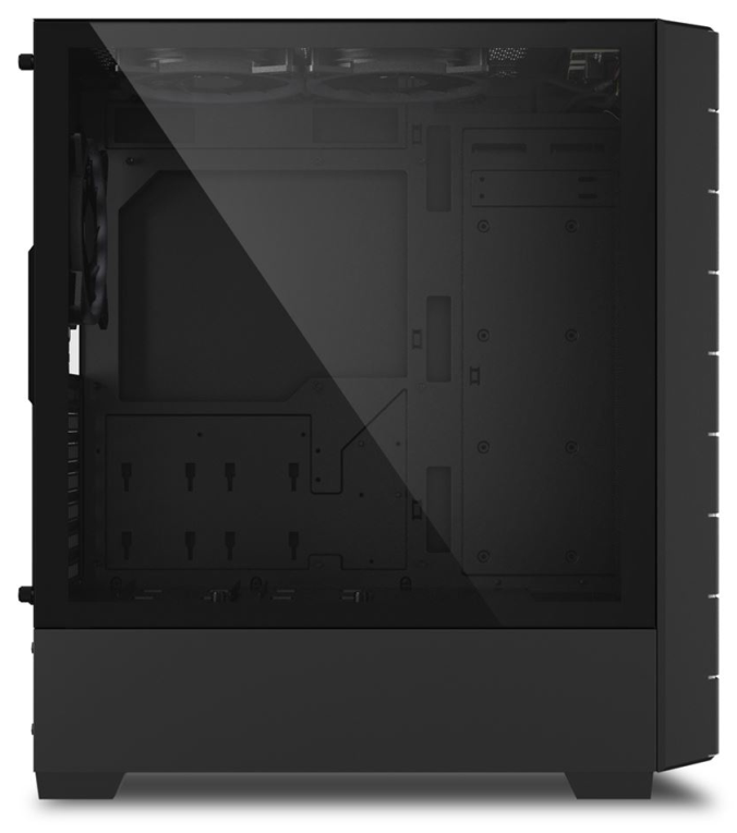 CAJA ATX SHARKOON RGB HEX 2XUSB3.0 SIN FUENTE NEGRO - detalle