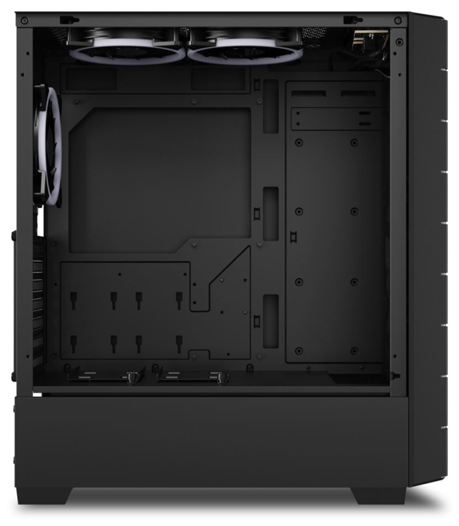 CAJA ATX SHARKOON RGB HEX 2XUSB3.0 SIN FUENTE NEGRO - detalle