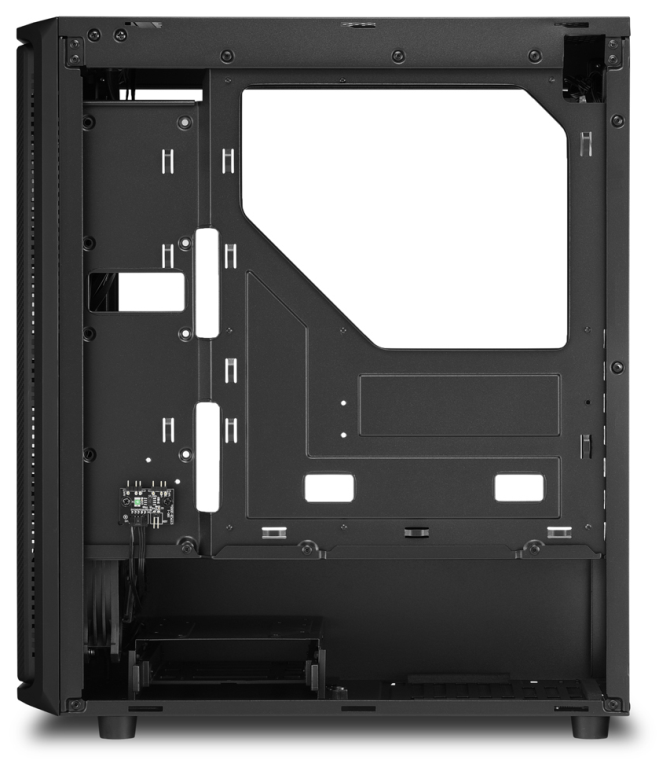 CAJA ATX SHARKOON SK3 2XUSB3.0 SIN FUENTE RGB NEGRO - detalle