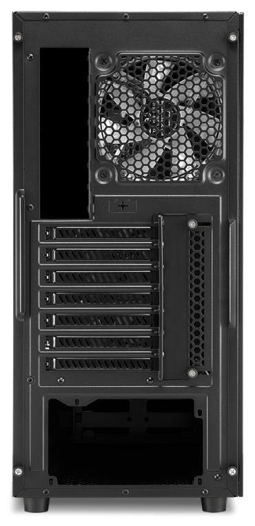 CAJA ATX SHARKOON TG5 PRO 2XUSB3.0 2XUSB2.0 SIN FUENTE RGB NEGRO - detalle