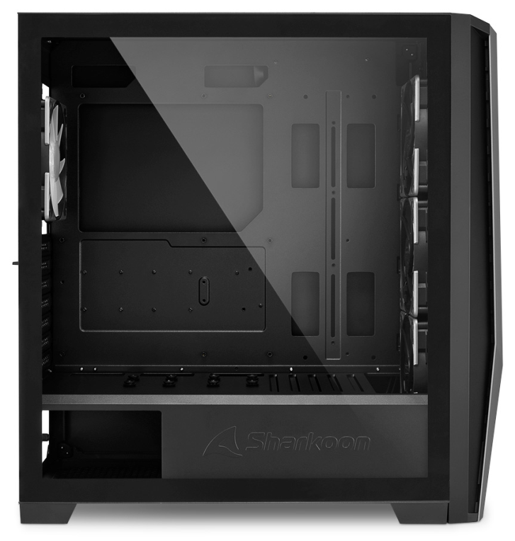CAJA ATX SHARKOON TG7M 2XUSB3.0 SIN FUENTE NEGRO - detalle