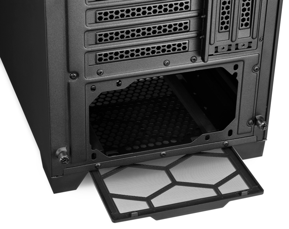 CAJA ATX SHARKOON TG7M 2XUSB3.0 SIN FUENTE NEGRO - detalle
