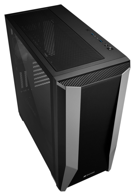 CAJA ATX SHARKOON TG7M 2XUSB3.0 SIN FUENTE NEGRO - detalle